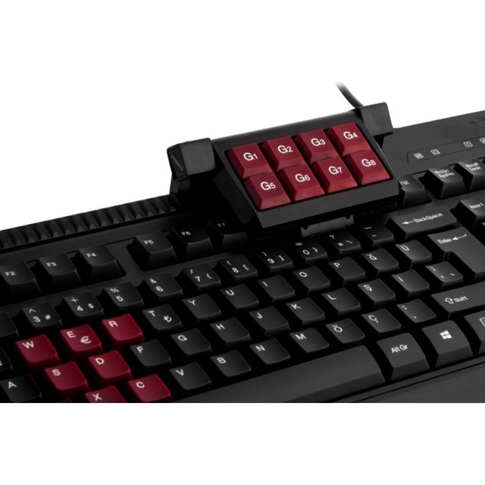 Clavier Qwerty Gaming Multimédia USB Qwerty Everest Rampage DLK-5115