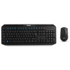 Ensemble Clavier Qwerty Multimédia & Souris Sans Fil Everest KM-8000