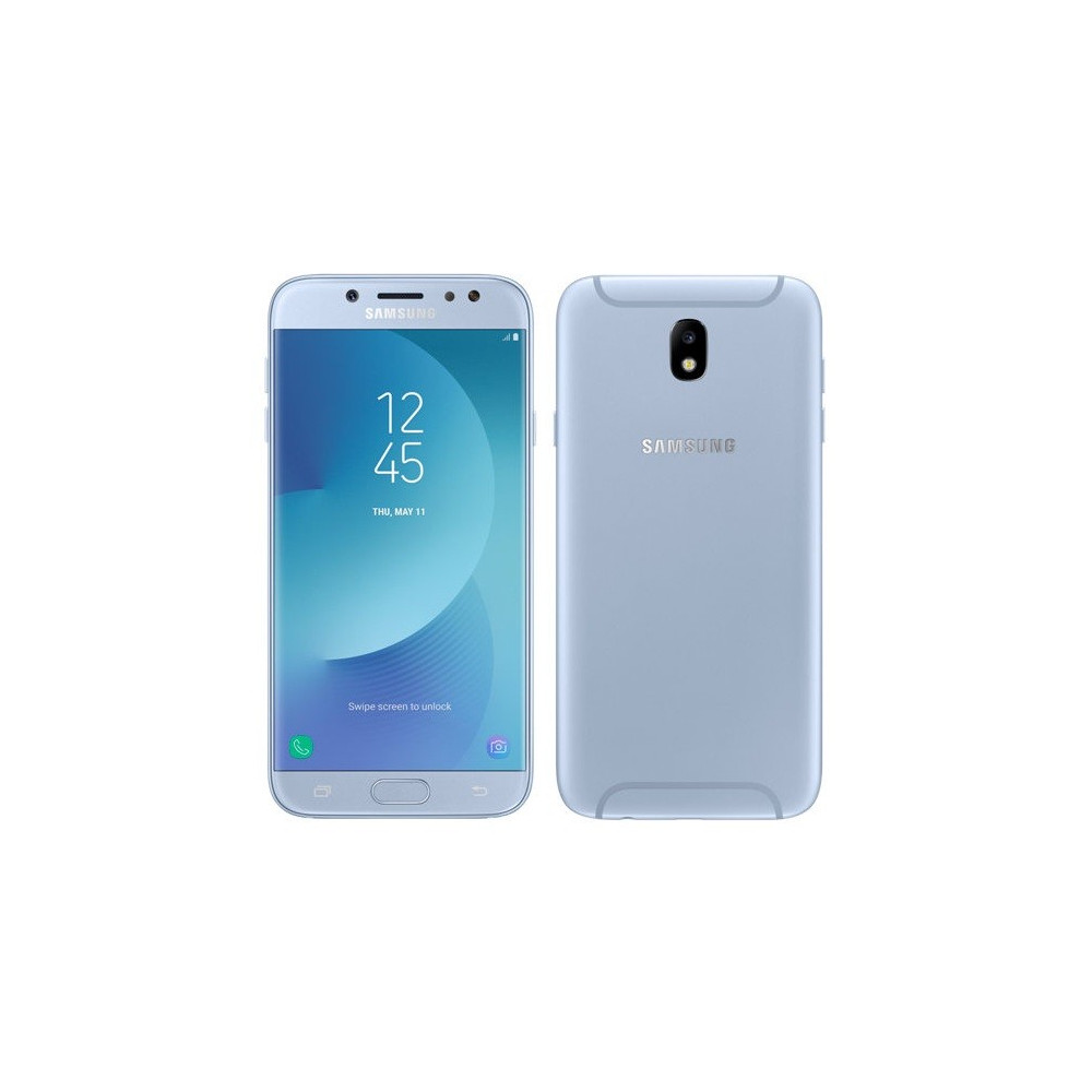 Téléphone Portable Samsung Galaxy J7 Pro / 4G / Double SIM / Bleu + Gratuité 50Dt + SIM Offerte