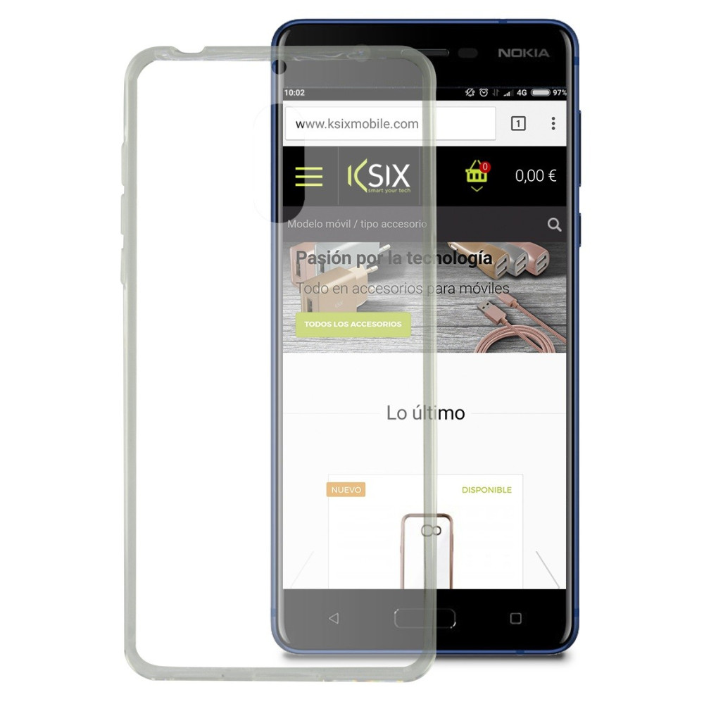 Etui TPU Ksix Flex Cover pour Nokia 5