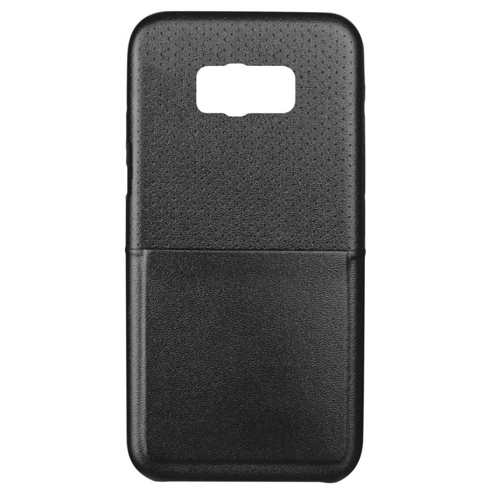 Etui TPU simili-cuir Ksix Pour Galaxy S8 Plus / Noir