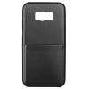 Etui TPU simili-cuir Ksix Pour Galaxy S8 Plus / Noir