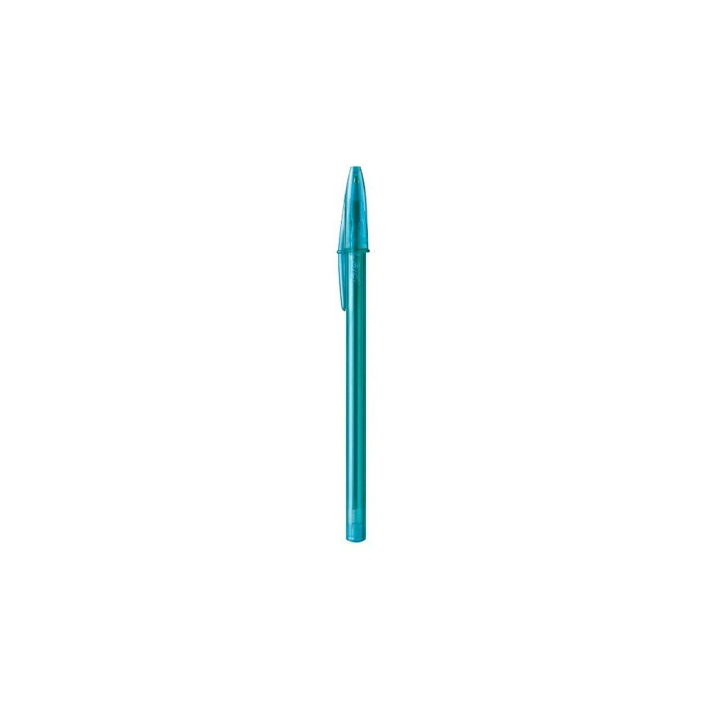 12x Stylos à bille BIC Cristal Fashion / Turquoise