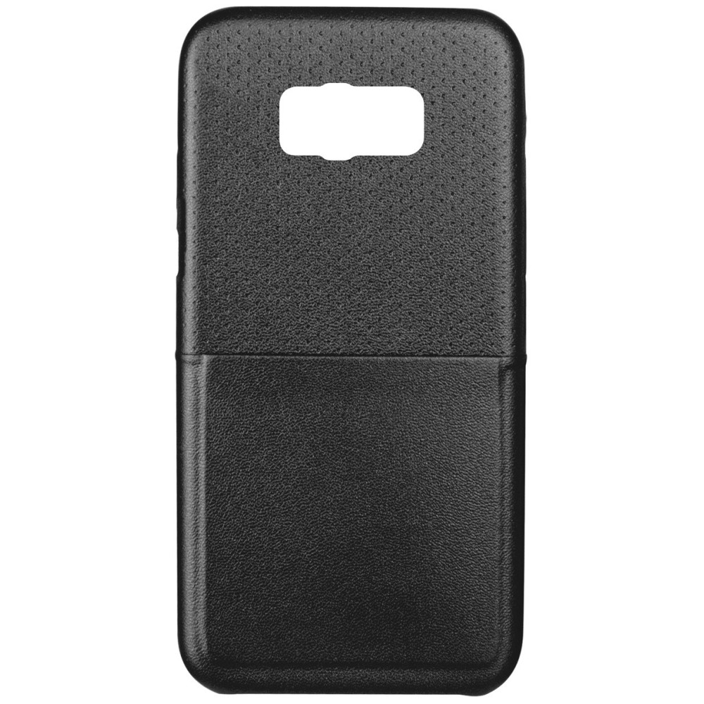 Etui TPU Cuir PU Ksix Pour Galaxy S8 / Noir
