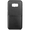 Etui TPU Cuir PU Ksix Pour Galaxy S8 / Noir