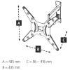 Support mural Orientable Hama pour TV 32"-65"