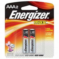 2x Piles Energizer 92 Max AAA