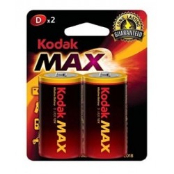 2x Piles Kodak Max LR20 D