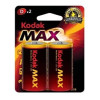 2x Piles Kodak Max LR20 D