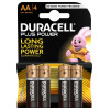4x Piles Duracell Plus Power AA