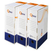 Boite de classement en carton QBox Dos 150 mm / Blanc