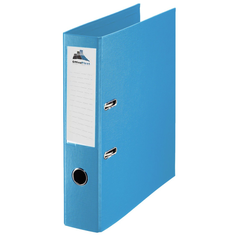 Classeur à levier Plastipap A4 dos de 75mm / Bleu clair