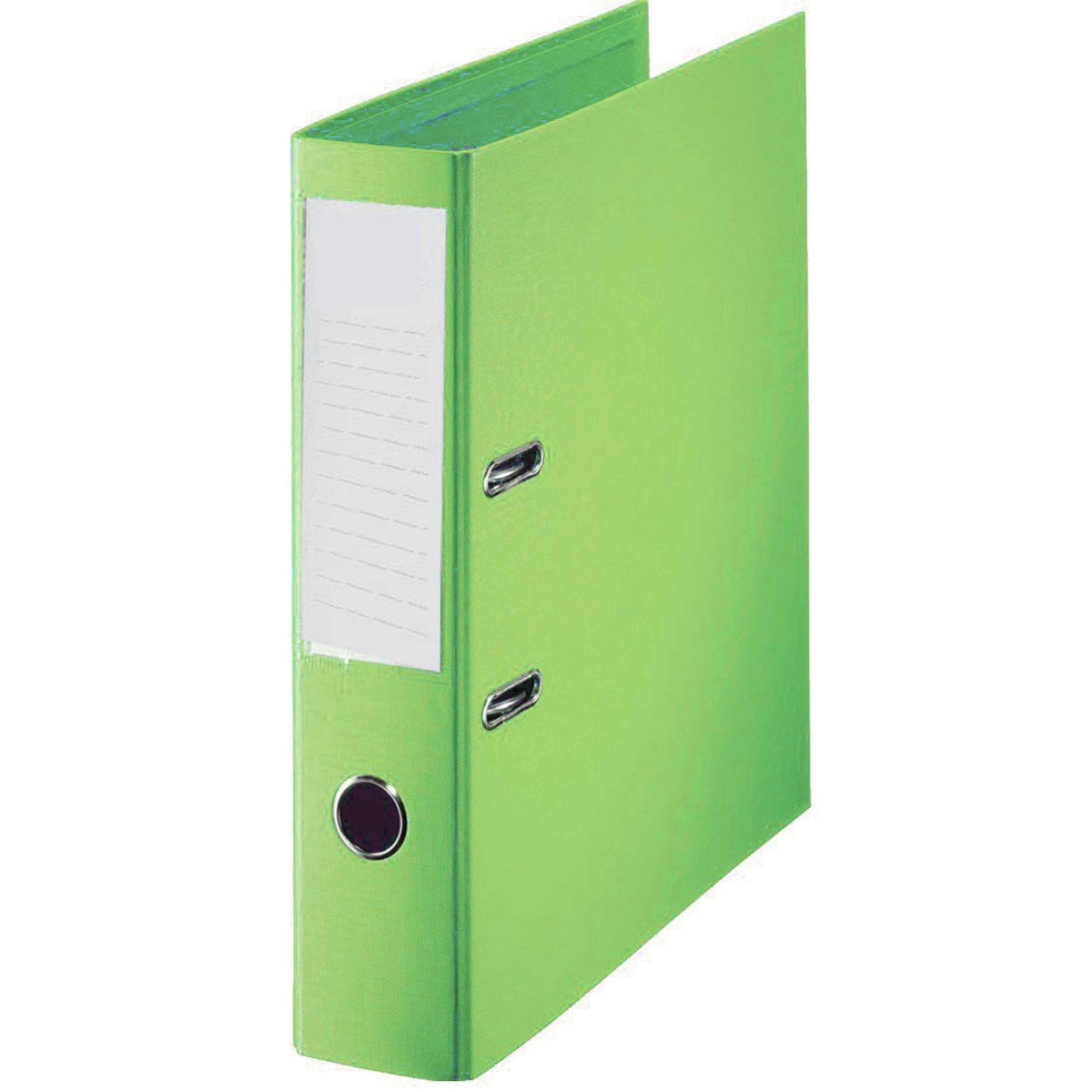 Classeur à levier Plastipap A4 dos de 75mm / Vert clair