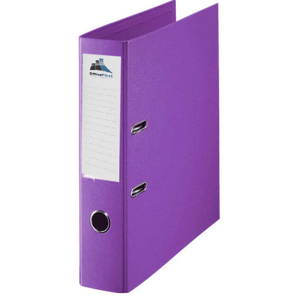 Classeur à levier Plastipap A4 dos de 75mm / Violet