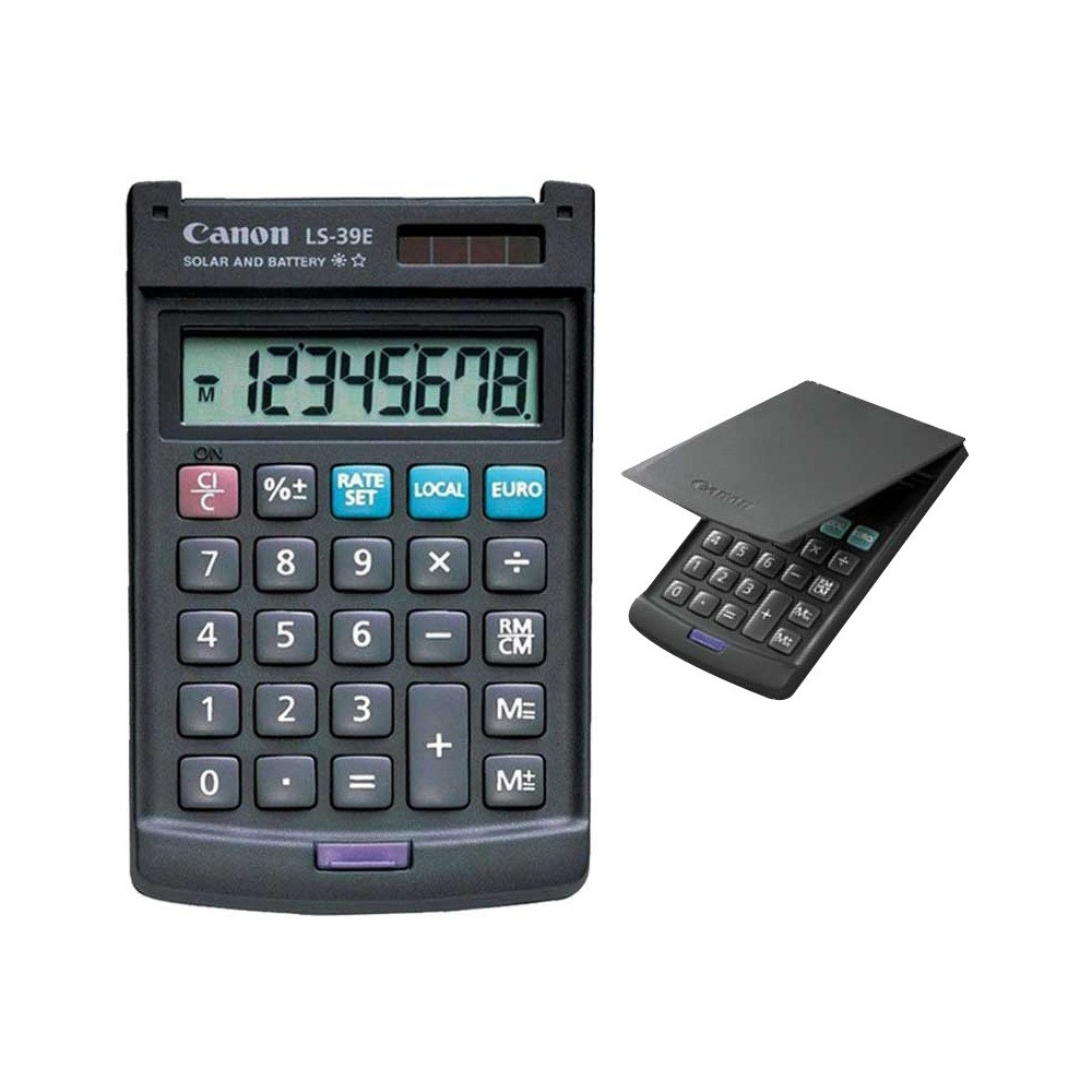 Calculatrice de poche 8 chiffres Canon LS-39E