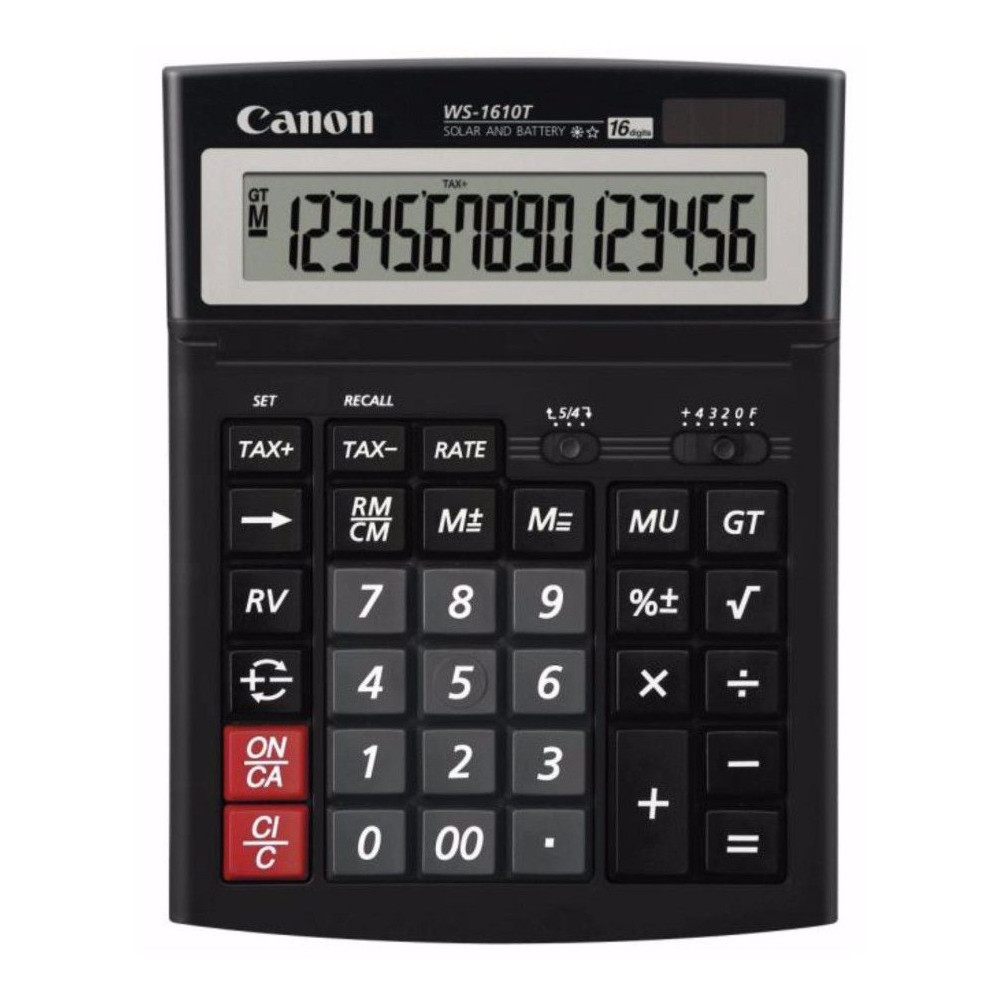 Calculatrice de bureau 16 chiffres Canon WS-1610T