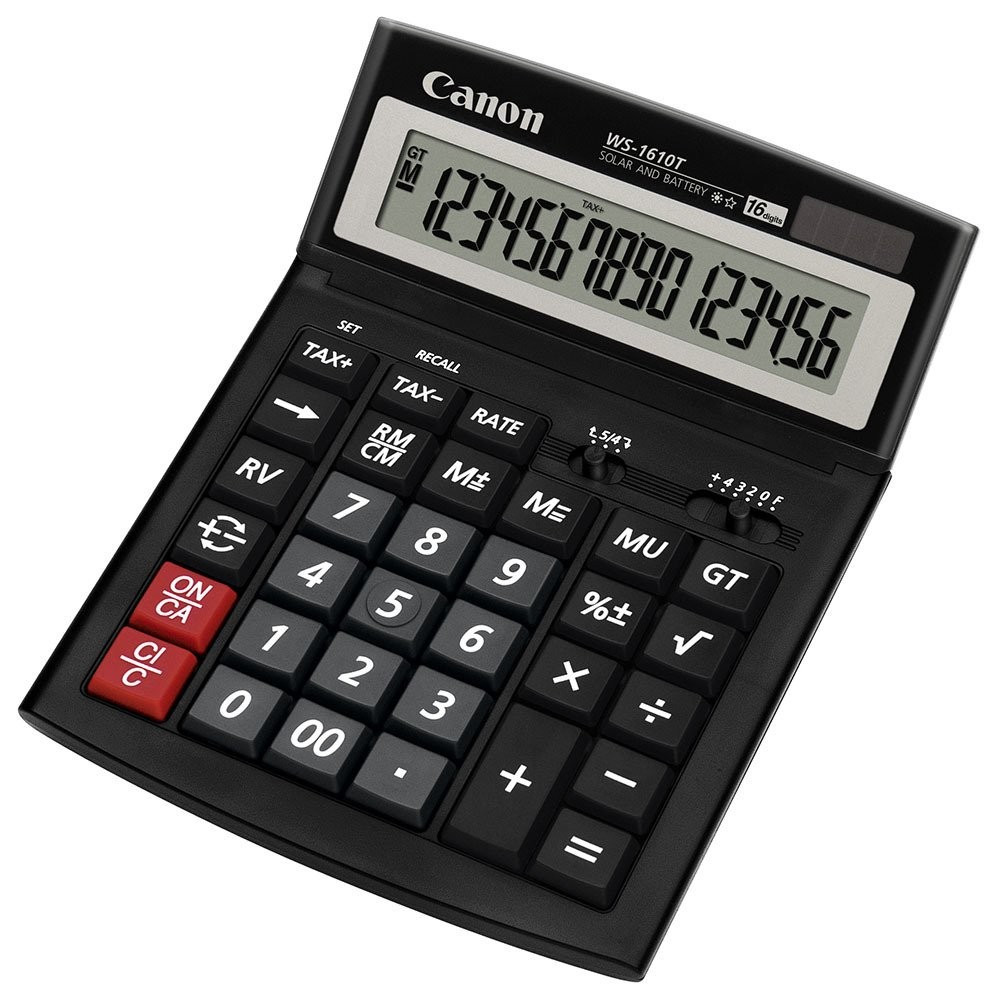 Calculatrice de bureau 16 chiffres Canon WS-1610T