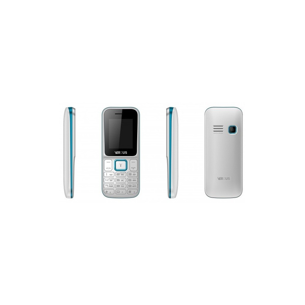 Téléphone Portable Versus X1 / Double SIM / Blanc & Bleu