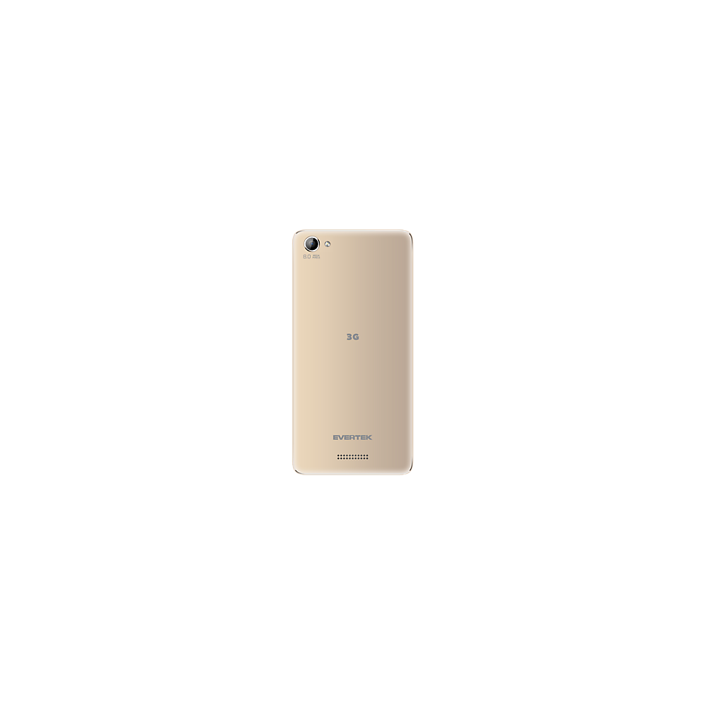 TÉLÉPHONE PORTABLE EVERTEK P1 / 3G / DOUBLE SIM / GOLD