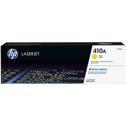Cartouche de toner HP 410A  LaserJet jaune originale / 2 300 pages CF412A