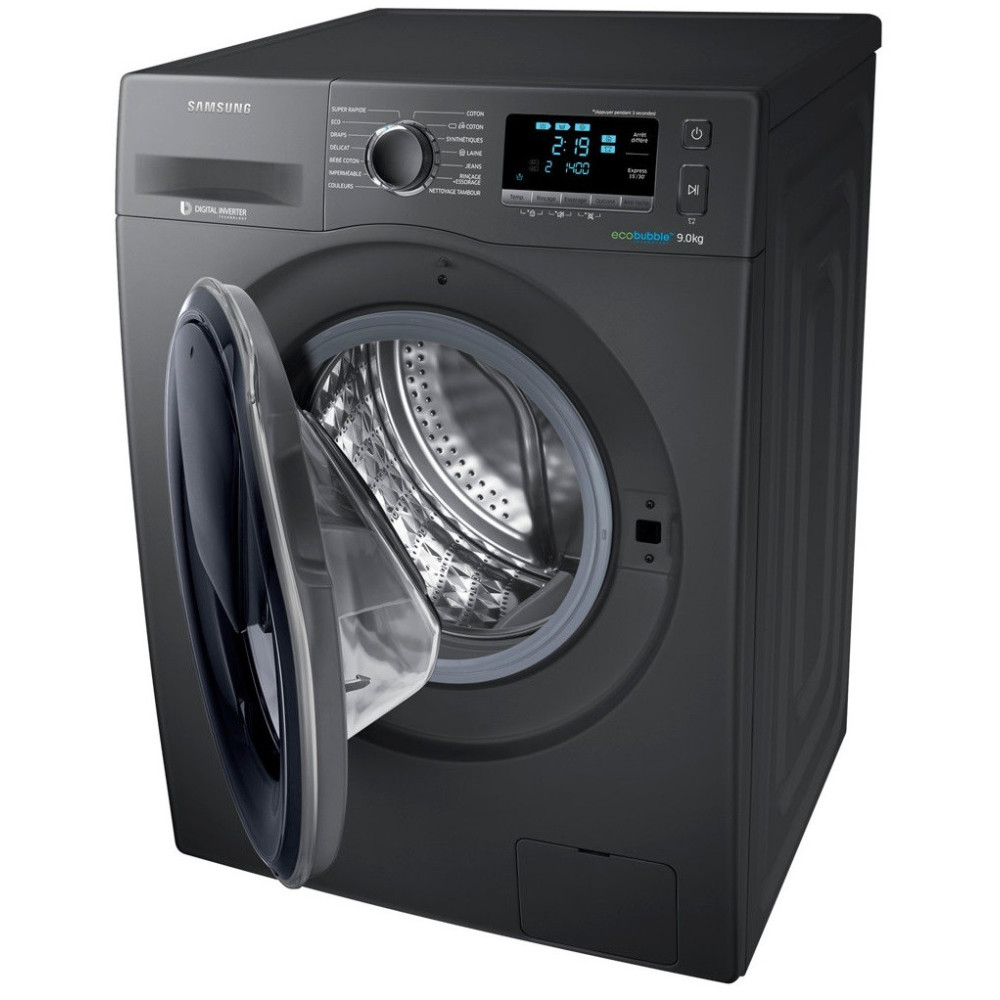 Machine à laver Samsung Frontale Add Wash Inox / 9Kg