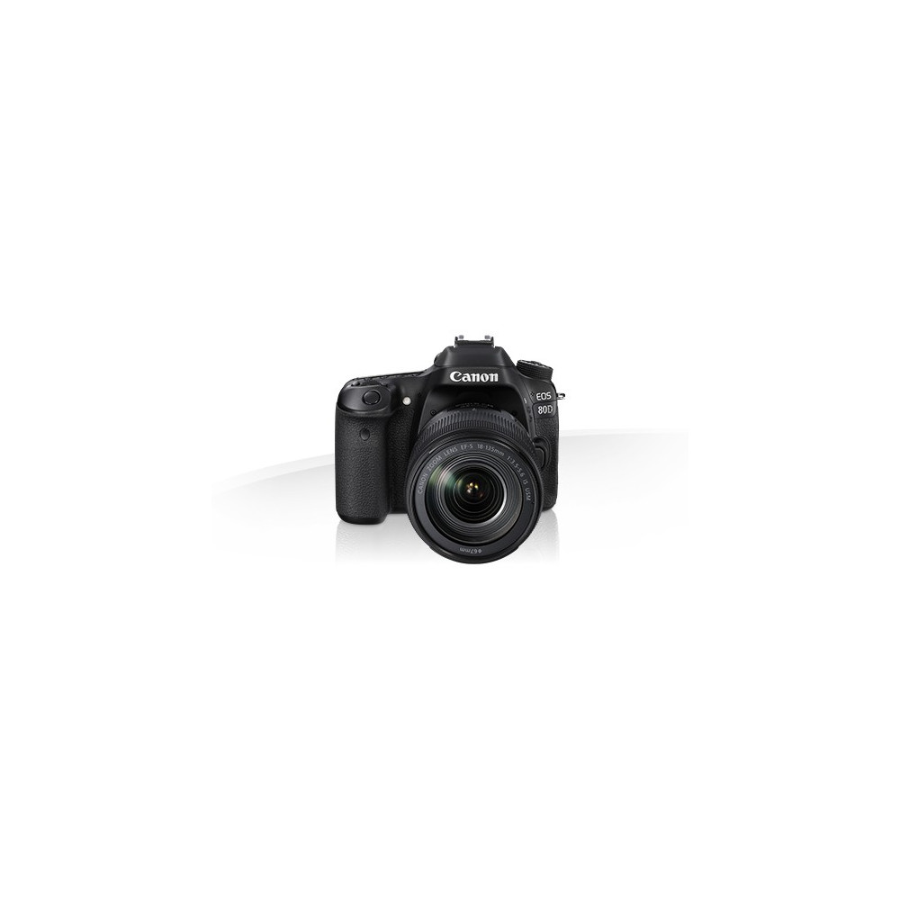 APPAREIL PHOTO REFLEX NUMERIQUE CANON EOS 80D + Objectif EF-S 18-55mm S