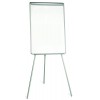 TABLEAU / TRIPIED BLANC MAGNÉTIQUE BI-OFFICE / 70 X 100 CM + BROSSE EN BOIS POUR TABLEAU  + Marquer pour Tableau Rechargeable G201