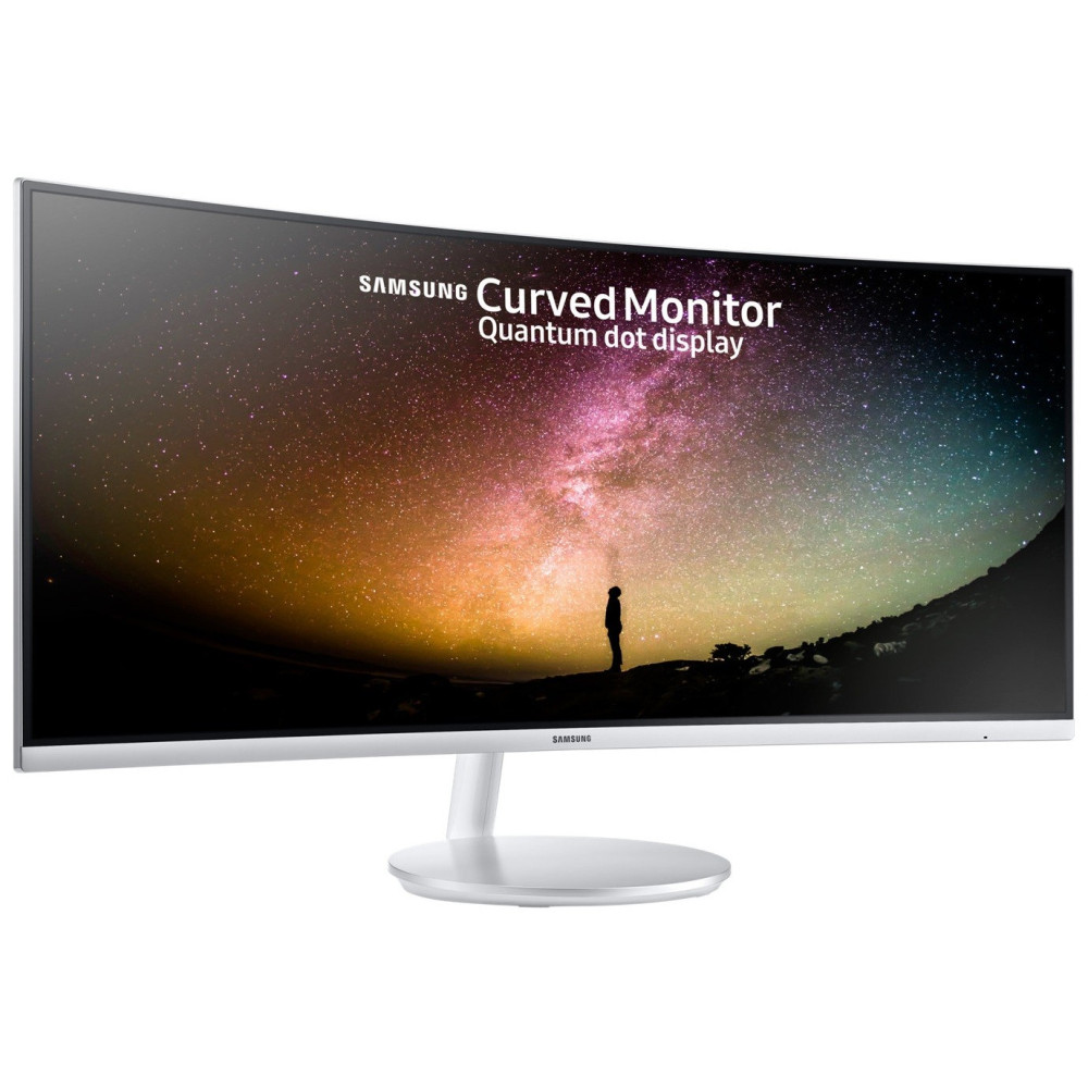 Ecran Samsung 34" Ultra large QHD Incurvé / Blanc