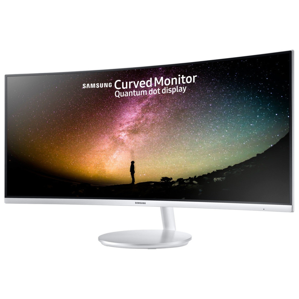 Ecran Samsung 34" Ultra large QHD Incurvé / Blanc