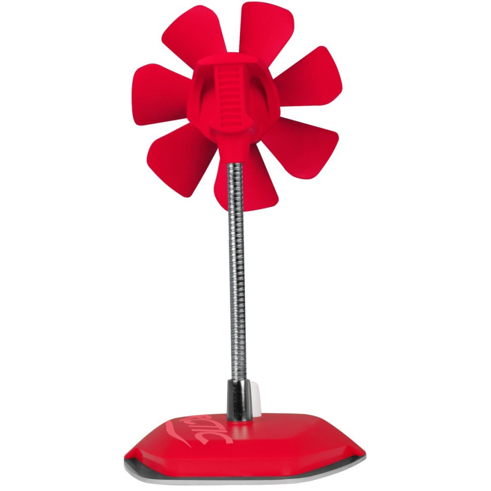 Ventilateur de Bureau Flexible avec Support 92 mm Arctic Breeze / Rouge