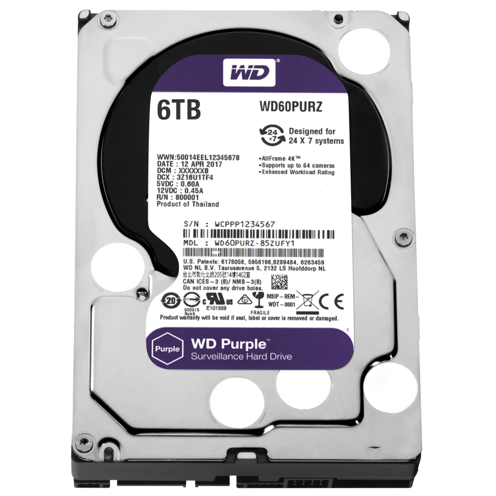 Disque Dur Interne 3.5" Western Digital 4 To