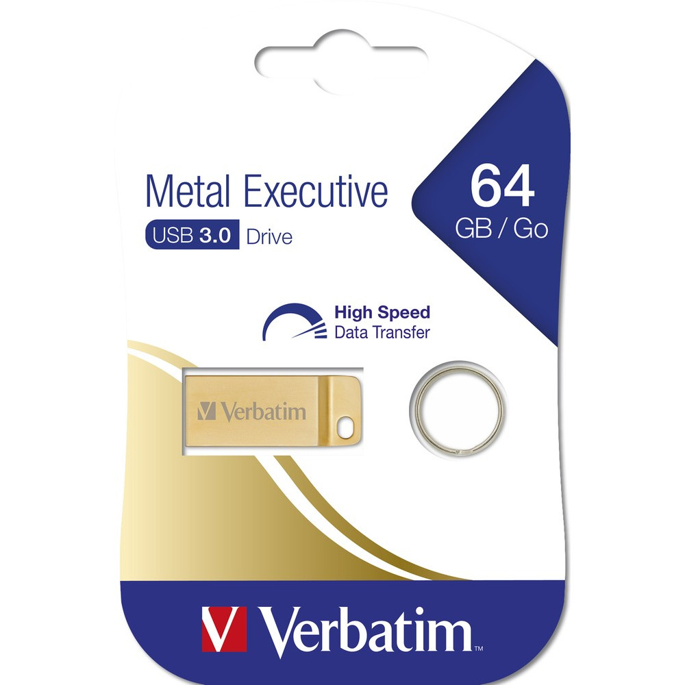Clé USB Verbatim Executive métallique USB 3.0 / 64 Go