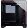 Boitier Gamer Corsair Crystal 570X Avec fenêtre et LED RGB Rouge
