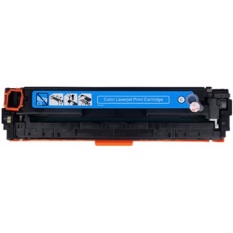 Cartouches de toner laser XL compatibles avec HP (128A) CE-320A, CE-321A, CE-322A et