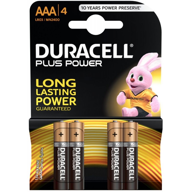 Piles AAA / LR03 Duracell Plus (par 16) - Bestpiles