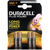 4x Piles Duracell AAA Alkaline LR03