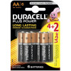 6x Piles Duracell Ultra Power AA