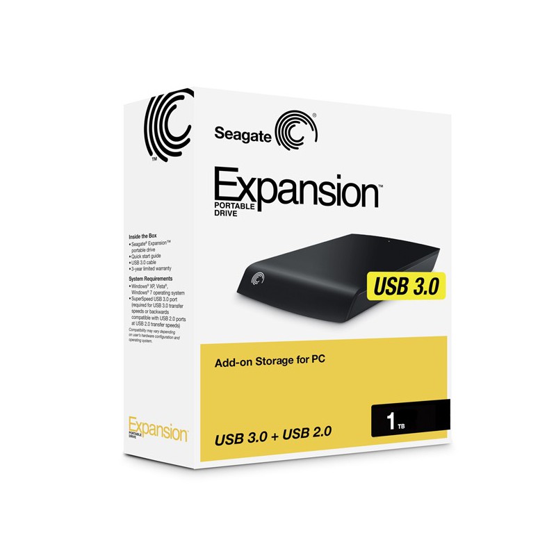 Expansion 2.5''/1 To/USB 3.0  
