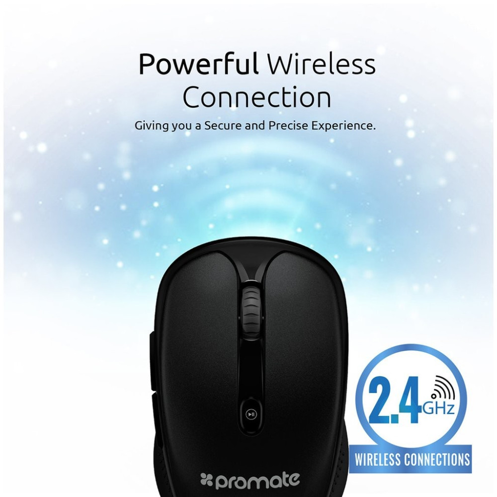 Souris Optique Sans Fil Promate Clix-4 / Noir
