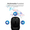 Souris Optique Sans Fil Promate Clix-4 / Noir