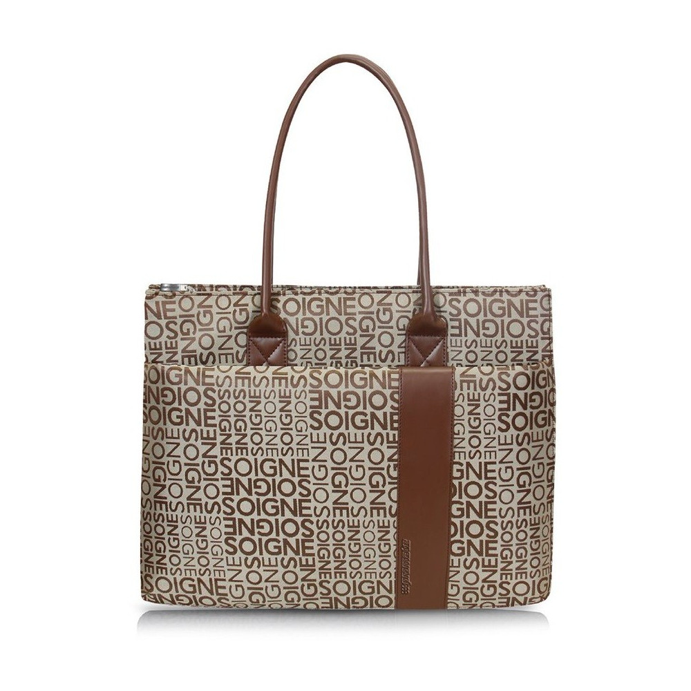 Sac à main femme pour Pc Portable 13" Promate Nicole / Marron