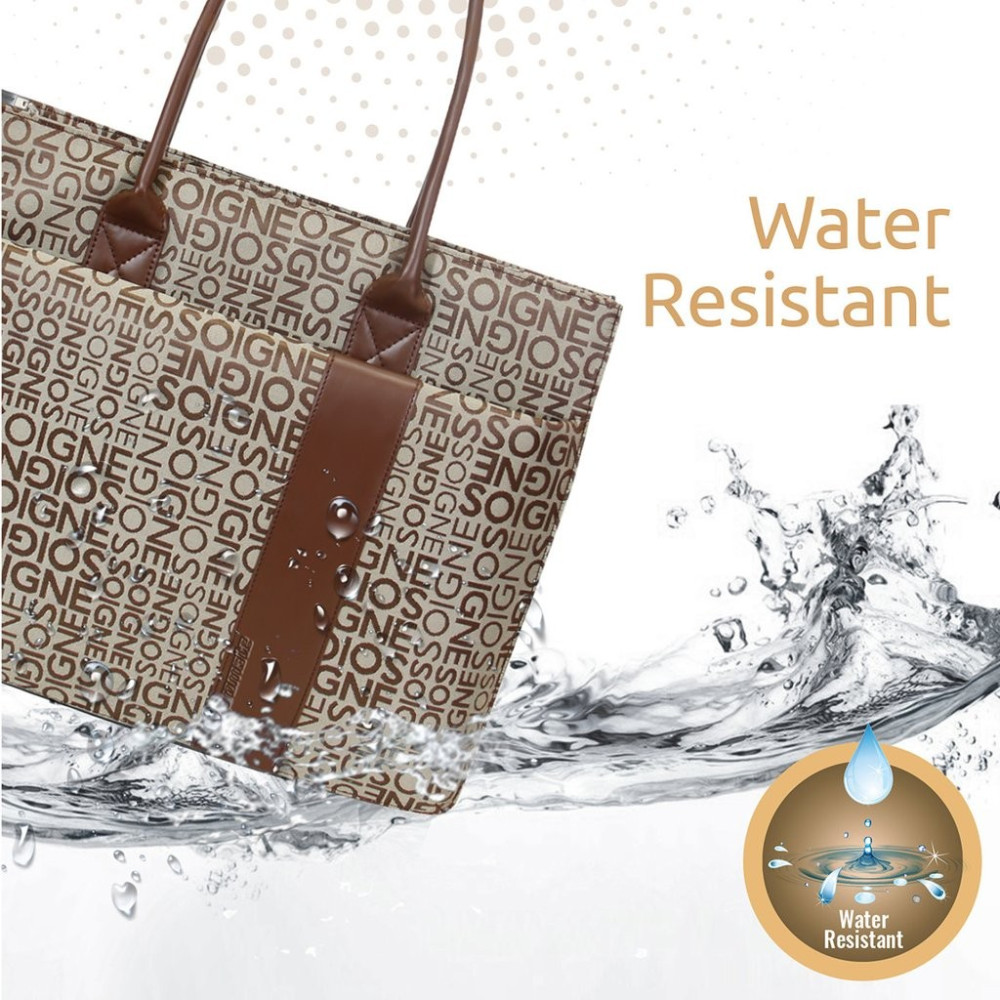 Sac à main femme pour Pc Portable 13" Promate Nicole / Marron