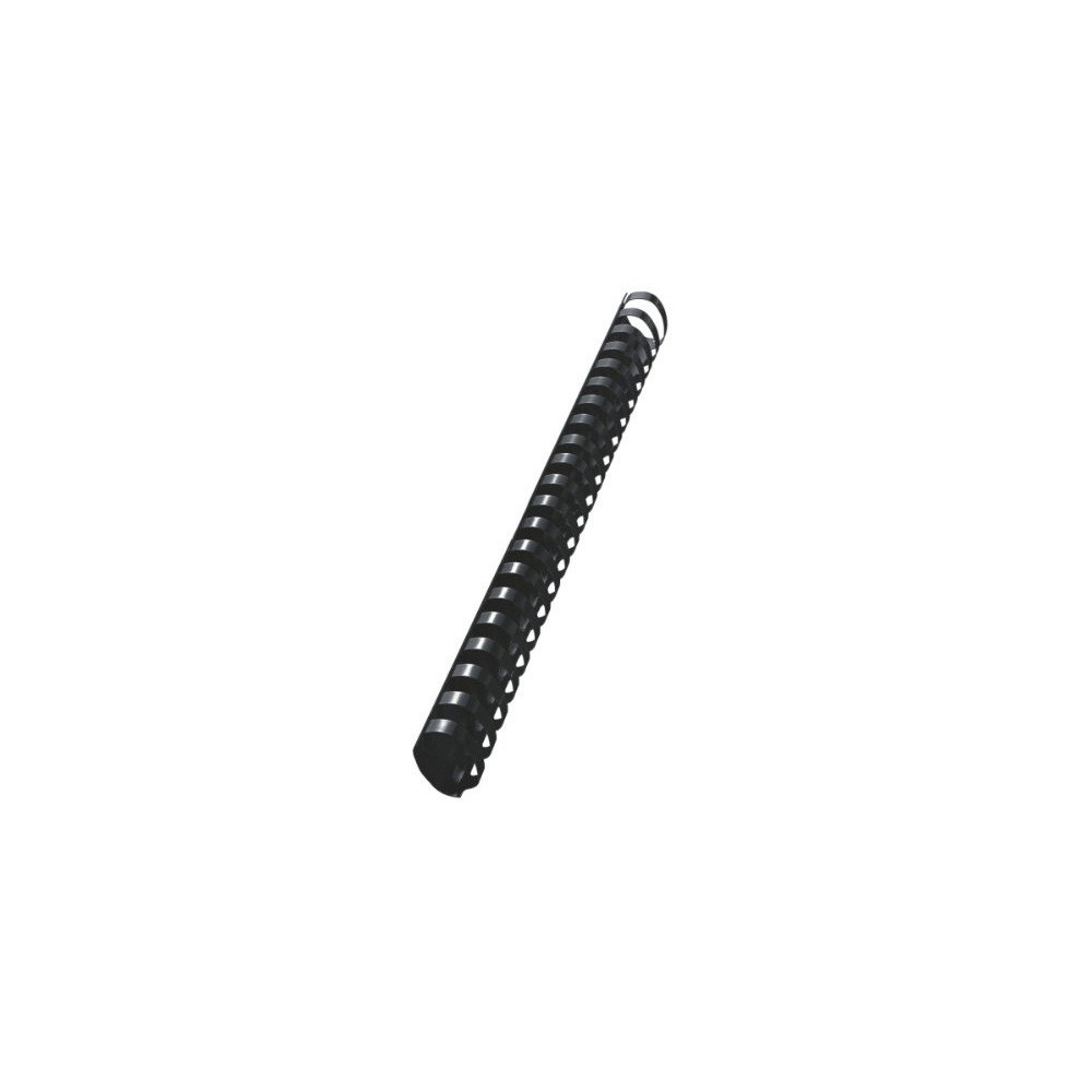 10 Reliures Spirale Plastique 32mm Noir