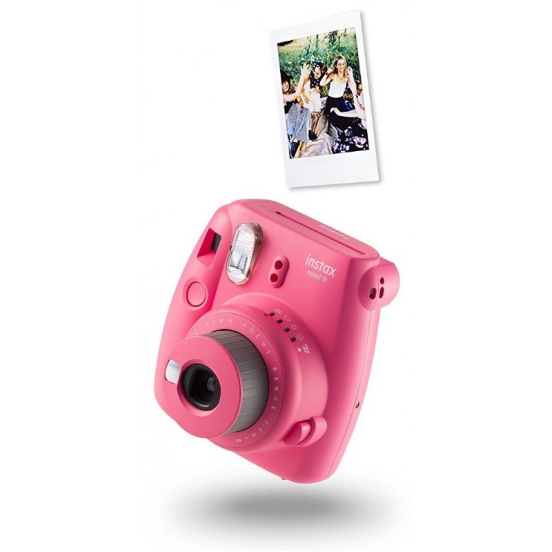 Appareil photo à impression instantanée Fujifilm Instax Mini 9 / Rose + Gratuité 10Dt