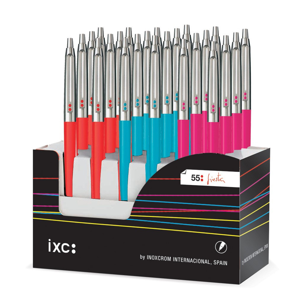 Stylo à bille Inoxcrom 55 Fiesta / 1.0 mm
