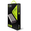 Power Bank Ksix Metal 6000 mAh / Silver