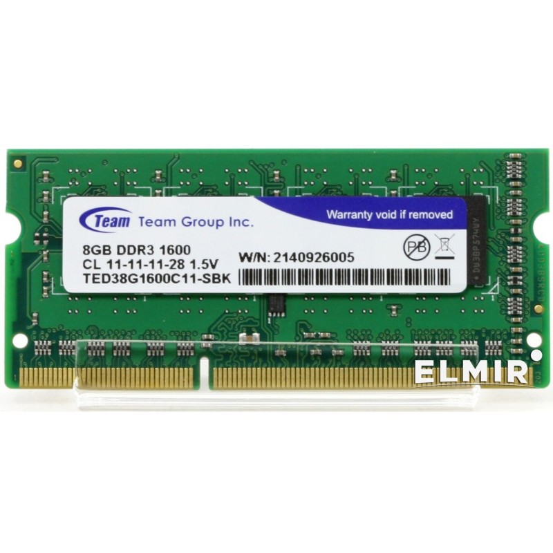 Barrette Mémoire 8Go RAM DDR3 Micron MT16KTF1G64HZ-1G6E1 SO-DIMM  PC3L-12800S - Cdiscount Informatique