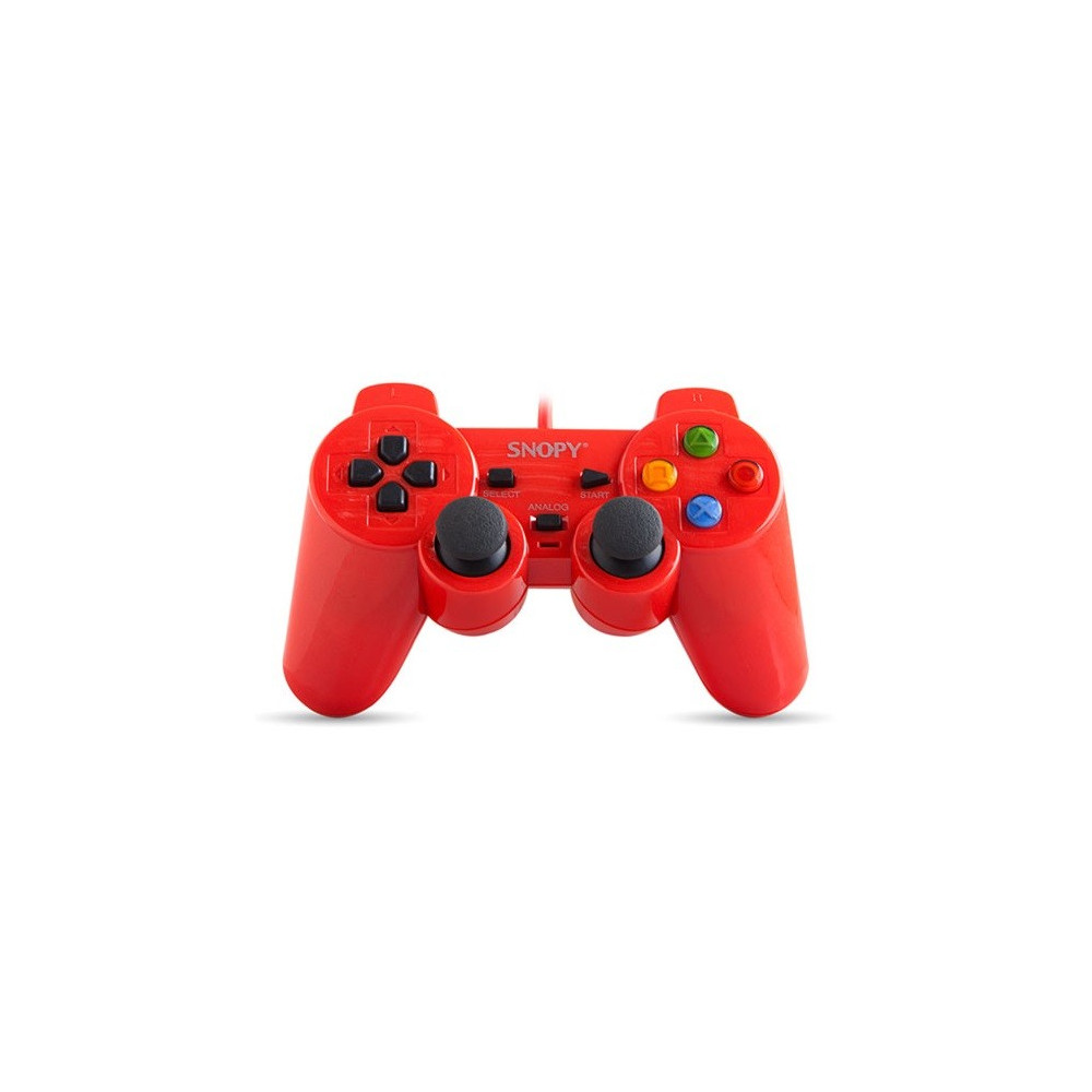 Manette de Jeux USB avec Analogue Snopy SG-302 / Rouge
