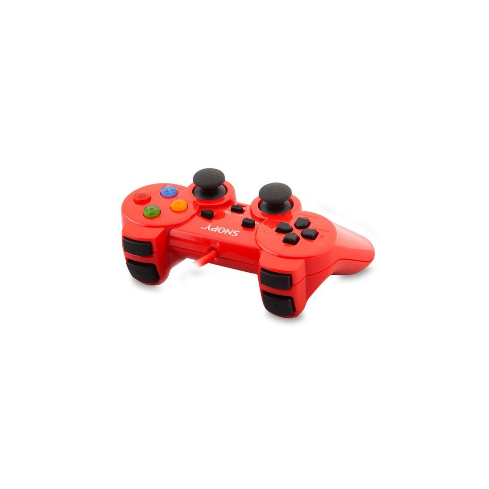 Manette de Jeux USB avec Analogue Snopy SG-302 / Rouge