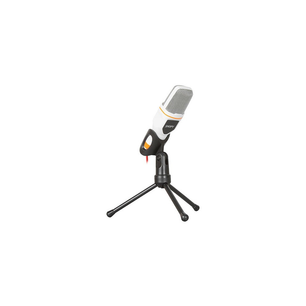 Microphone Avec Support Trépied Snopy SN-340M / Blanc